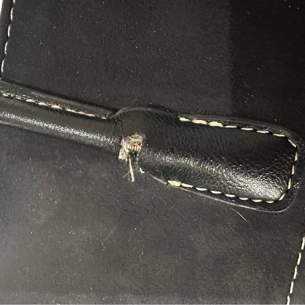Vintage Kate Spade Black Suede 90’s Y2K Shoulder Bag some damaged to handle - Picture 9 of 16